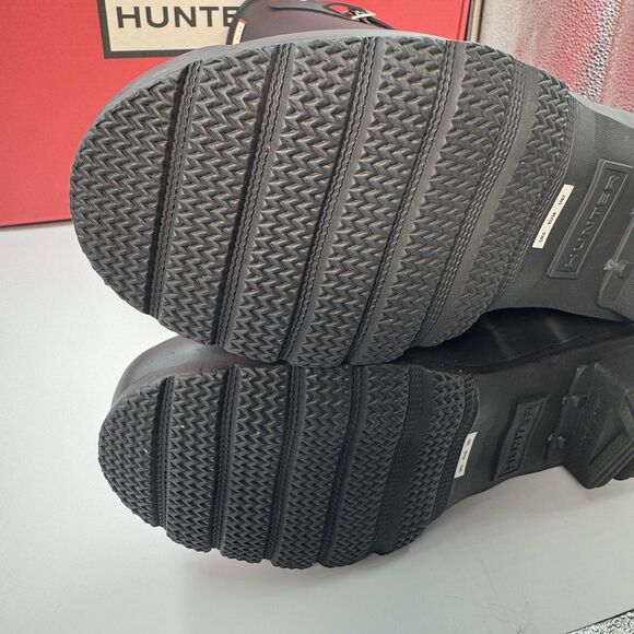 Hunter Original Tour Tall Boot, Black Winter, Rain Boot, Women’s Size 7 New - Picture 9 of 16